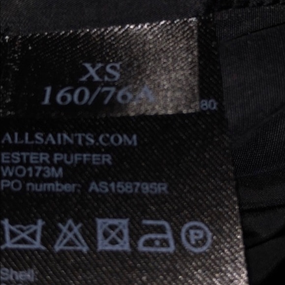 All Saints Ester Puffer Jacket with hood - Picture 4 of 4